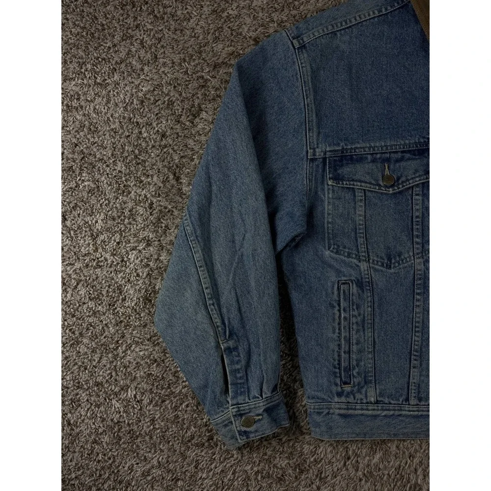 Vintage Banana Republic Adventure Outfitters Travel Denim Jacket Size L